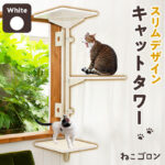 窓枠に固定するキャットタワー「ねこゴロン」から新作オプションパーツが登場！肉球が見える透明板も(ブログ)