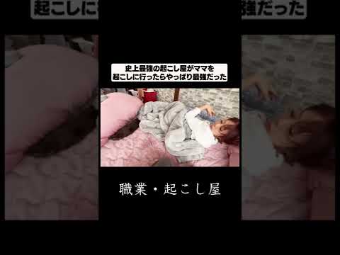 最強の起こし屋！：ママ起こし選手権(YouTube)
