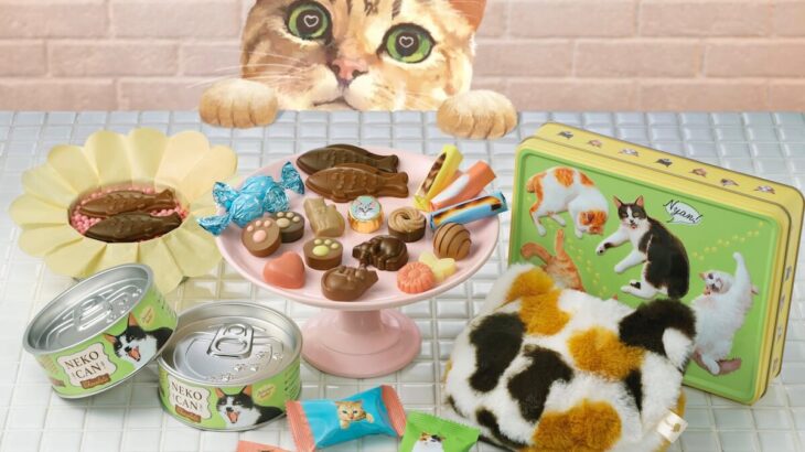 見た目が猫缶そっくりのチョコも！メリーチョコレートの新ブランド『ねこみゃみれ』8種類の猫チョコレートを一挙発売(ブログ)