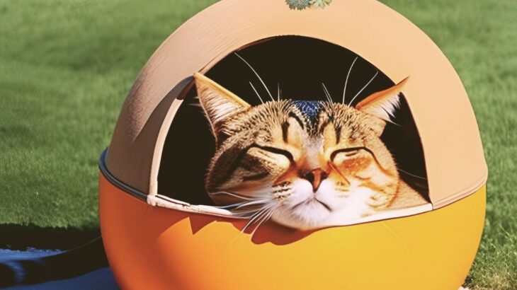 電源を入れると猫の寝顔がライトアップされる！猫ハウスをモチーフにしたユニークな間接照明が登場(ブログ)