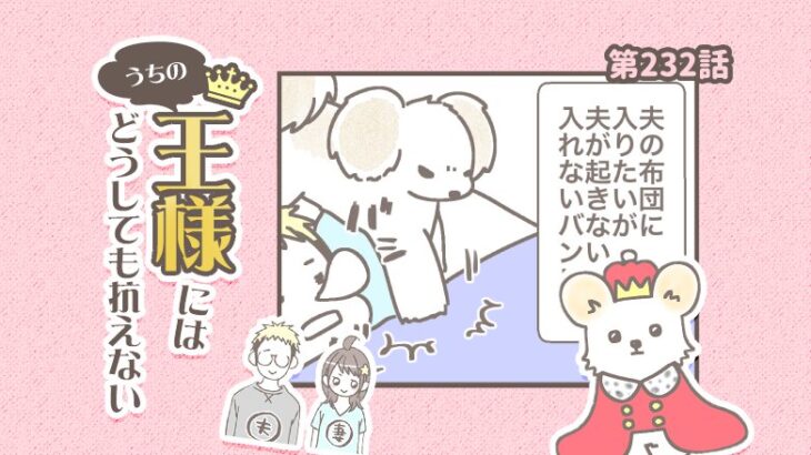 うちの王様にはどうしても抗えない【第232話】「入らない」(ブログ)