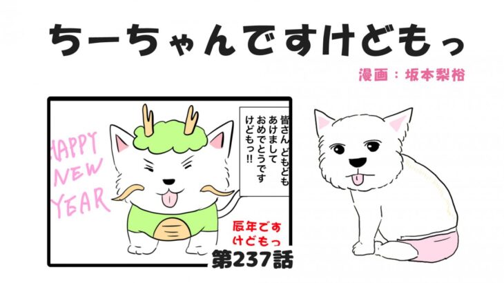 ちーちゃんですけどもっ【第237話】「あけましておめでとうございます」(ブログ)