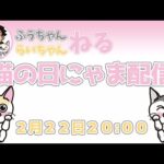 2月22日！猫の日にゃま配信！！(YouTube)