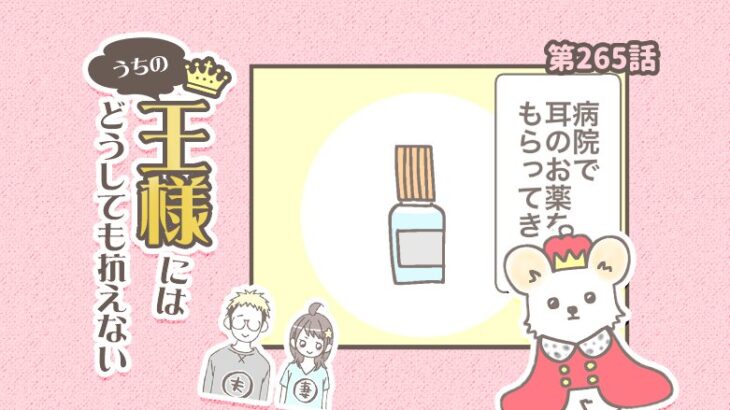 うちの王様にはどうしても抗えない【第265話】「耳が・・③」(ブログ)