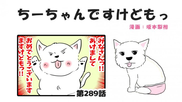 ちーちゃんですけどもっ【第289話】「あけましておめでとうございます」(ブログ)