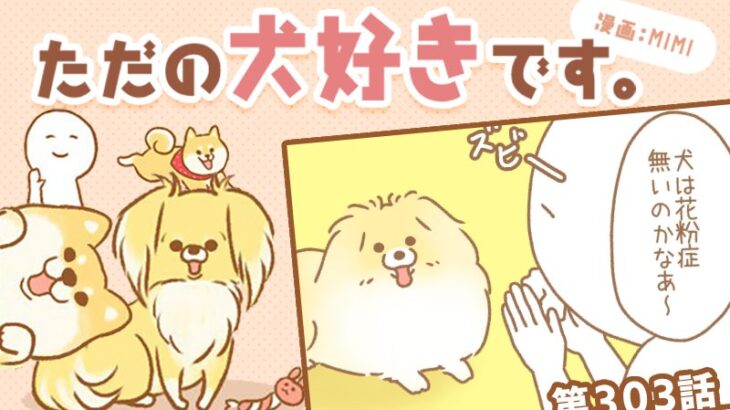ただの犬好きです。【第303話】「花粉到来」(ブログ)