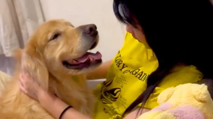 高校生になり忙しくなった女の子→帰宅すると『寂しがっていた大型犬』が近づいてきて…ほっこりが止まらない『甘えん坊すぎる光景』が24万再生(ブログ)