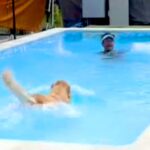 『助けてー！』プールで溺れたフリをしたら、大型犬はどうするのか検証→もはやヒーローのような『まさかの行動』に反響「感動した」「偉い」(ブログ)