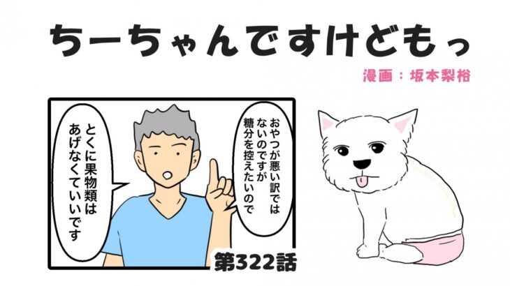 ちーちゃんですけどもっ【第322話】「バレないように行動してよ」(ブログ)