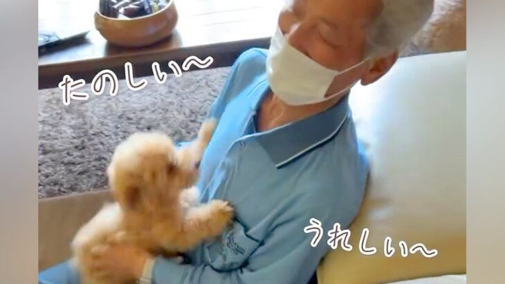 おじいちゃんおばあちゃんと犬が『初めて出会った』結果→お互い予想以上に喜んで…尊すぎる『家族愛にあふれた光景』に反響(ブログ)