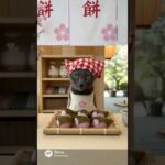 ハムちゃんの桜餅専門店です🌸 #shorts #ai(YouTube)