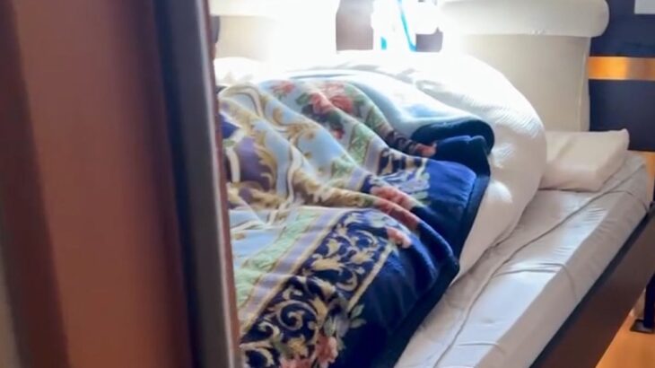 パパがいる寝室から不思議な声が…怪しいと思い、突撃してみた結果→『まさかの浮気現場』に反響「いちゃいちゃしてるｗ」「ラブラブで可愛い」(ブログ)