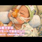 立春ですね  今日はリモートで面会でした  元気ですよ～  生後19日 心臓外科手術後12日目   2026 02 04 2(YouTube)