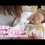 あたちのおしごとは～  泣いて飲んで寝て出すの  生後39日  心臓外科手術から32日目   2026 02 20 2(YouTube)