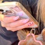 スマホにストラップをつけた結果→なぜか犬が頭を突っ込んで…想定外だった『まさかの使い方』に8万いいね「フィット感がｗｗ」「可愛すぎる」(ブログ)