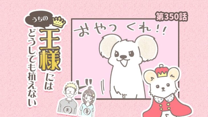 うちの王様にはどうしても抗えない【第350話】「暴力の瞬間」(ブログ)