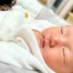 生まれたばかりの赤ちゃんが寝ていたら、犬が近づいて…気が付いたらいつも隣にいる『愛に溢れた光景』に反響「守ってくれてるのね」「仲良し」(ブログ)