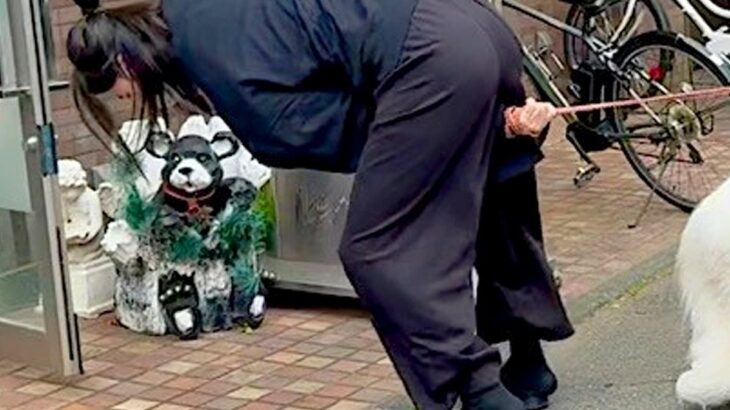 病院が大嫌いな超大型犬→ドアを開けようとした瞬間、ビビってしまい…コントのような『まさかの光景』が74万再生「必死ｗｗ」「フェイント草」(ブログ)
