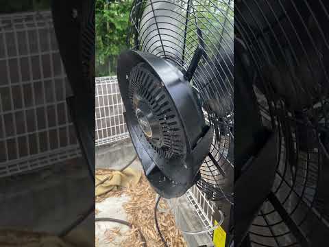 ミスト付き扇風機(YouTube)