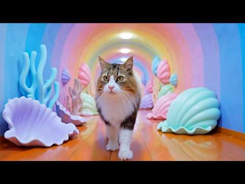 夢で見たふみふみ天国を探しに行った猫、廊下の先で本当に見つけてしまう…【AIボス吉】(YouTube)